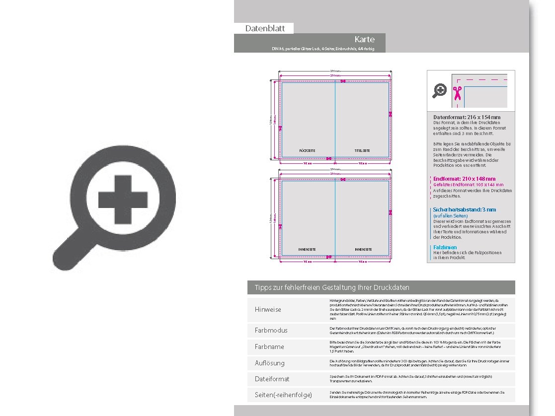 Product Bild taufkarte_din_a6_4-seiter_4_4_farbig_mit_beidseitig_partieller_glitzer-lackierung