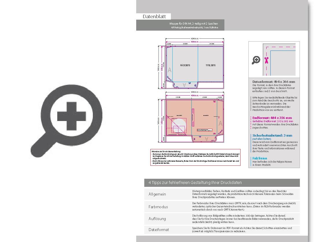 Product Bild mappe_f__r_din_a4__2-teilig_mit_2_laschen__4_0_farbig_(au__enseite_bedruckt)