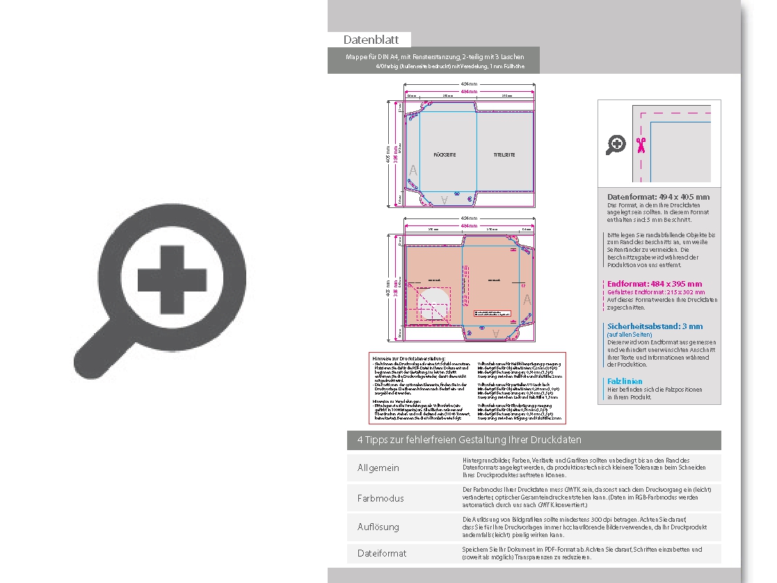 Product Bild mappe_f__r_din_a4__2-teilig_mit_3_laschen__4_0_farbig_(au__enseite_bedruckt)__mit_softfeel-folie_und_partieller_uv-lack-veredelung